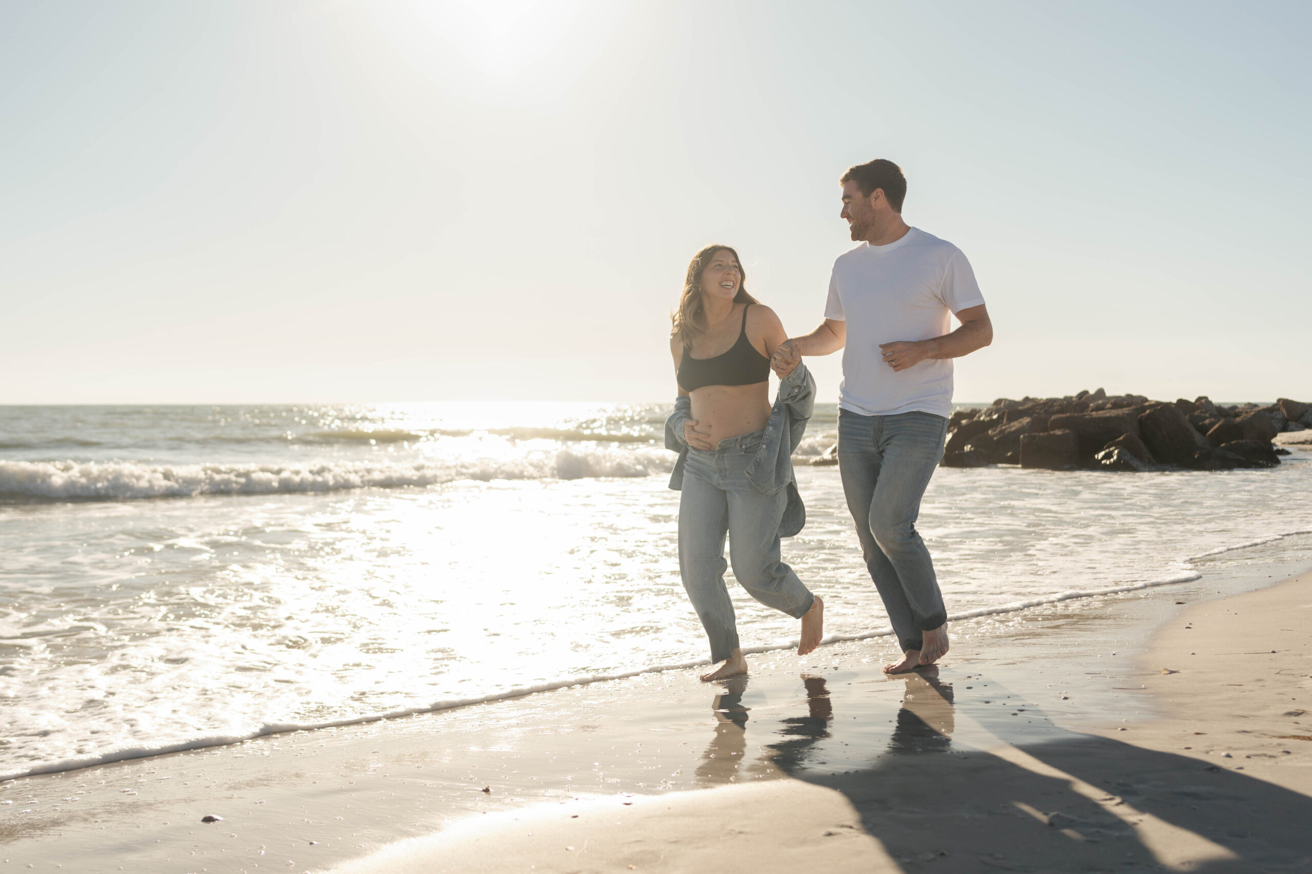 maternity beach photos